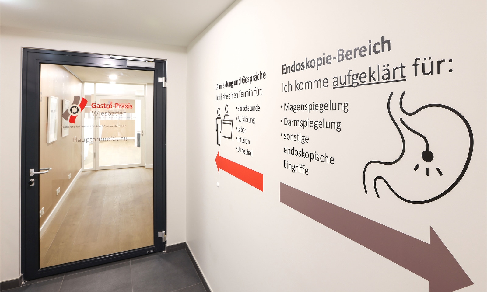 Eingang Anmeldung Praxis medicum